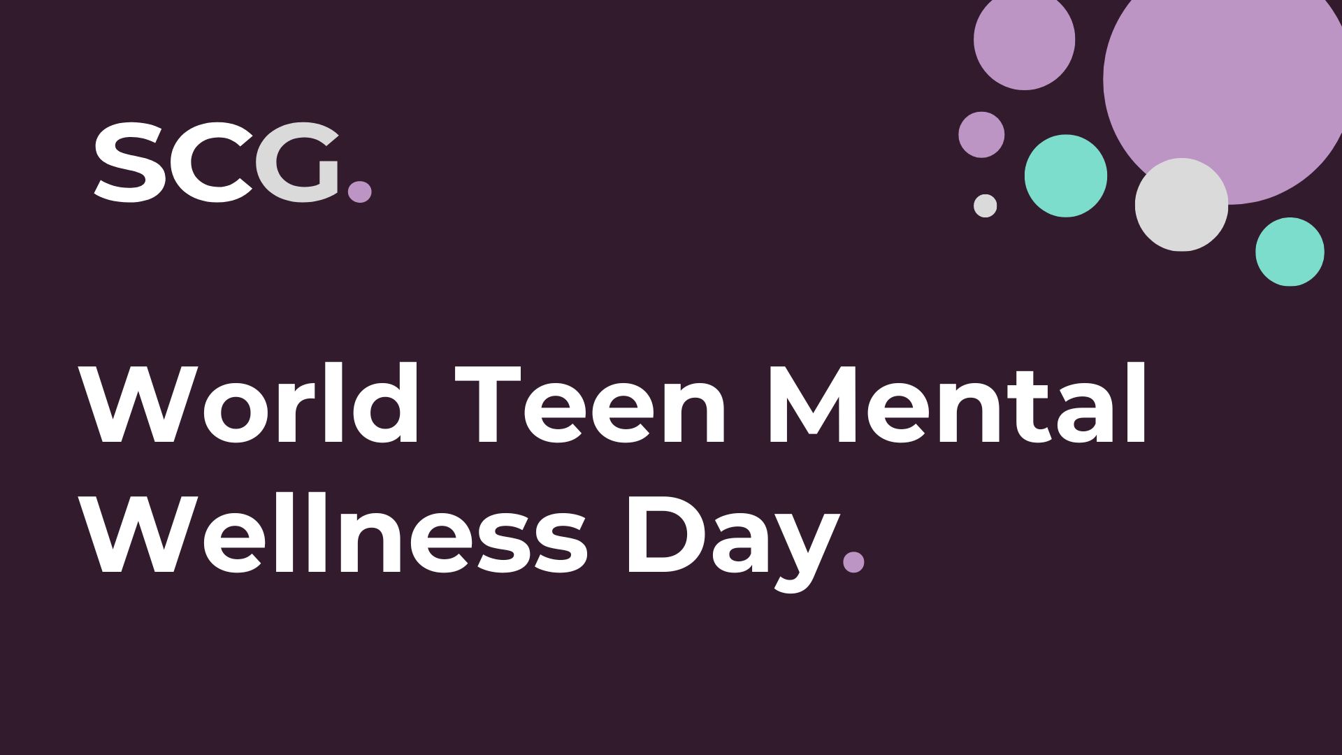 World Teen Mental Wellness Day 2024