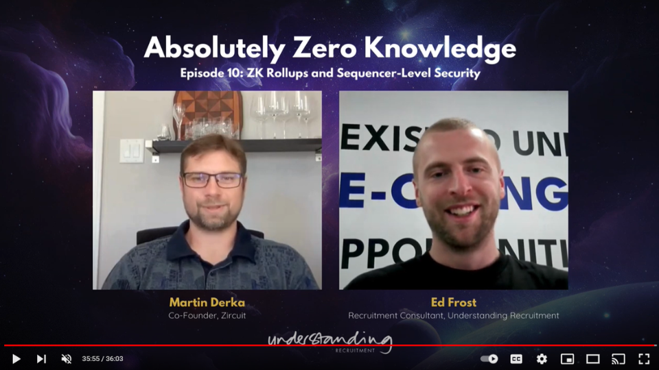Absolutely Zero Knowledge Episode 10: Martin Derka